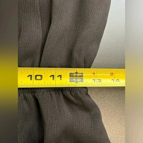 Three Pink Hearts Small Black Maxi Romper Dress Embroidered Fairy Whimsigoth - Picture 9 of 13